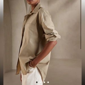 [NWT] Banana Republic Oversized Tunic, Sz Tall Lrg
